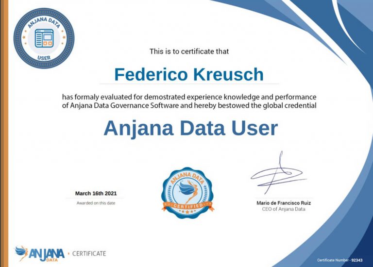 Anjana Data User
